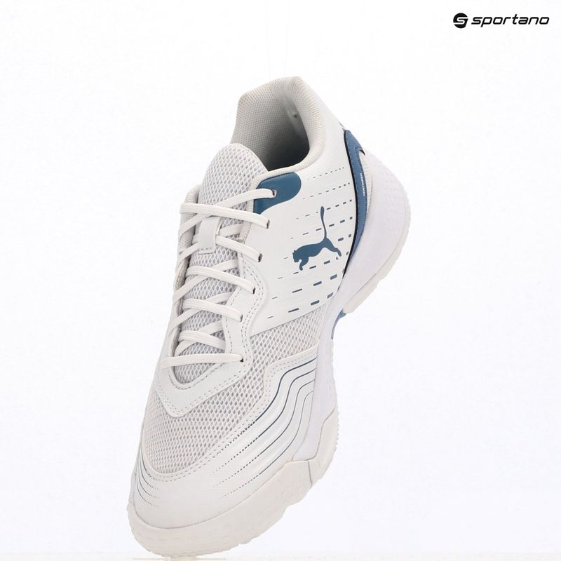 PUMA Solarflash III indoor sports shoe puma white/blue horizon 11