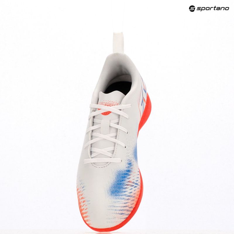 PUMA Future 8 Play It Jr children's football boots puma white/puma black/glowing red 9
