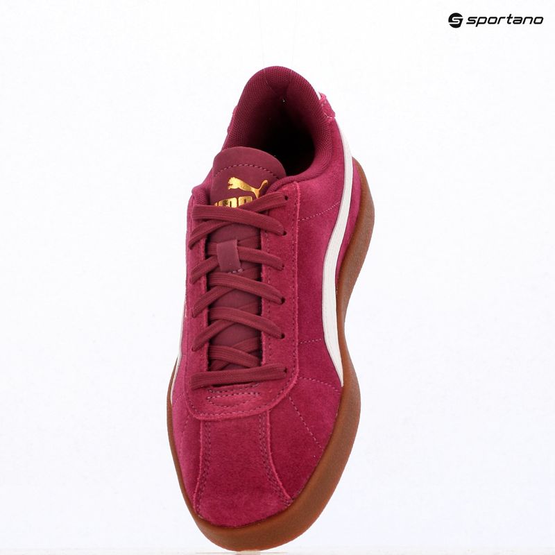 PUMA Club II berry/puma white/puma gold shoes 9