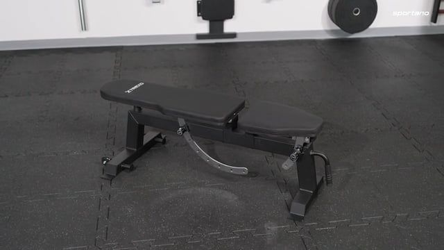 TREXO B750 adjustable training bench black 14