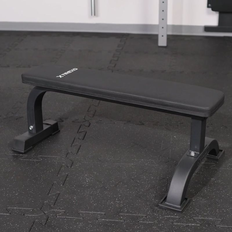 TREXO B10 Straight training bench black 11