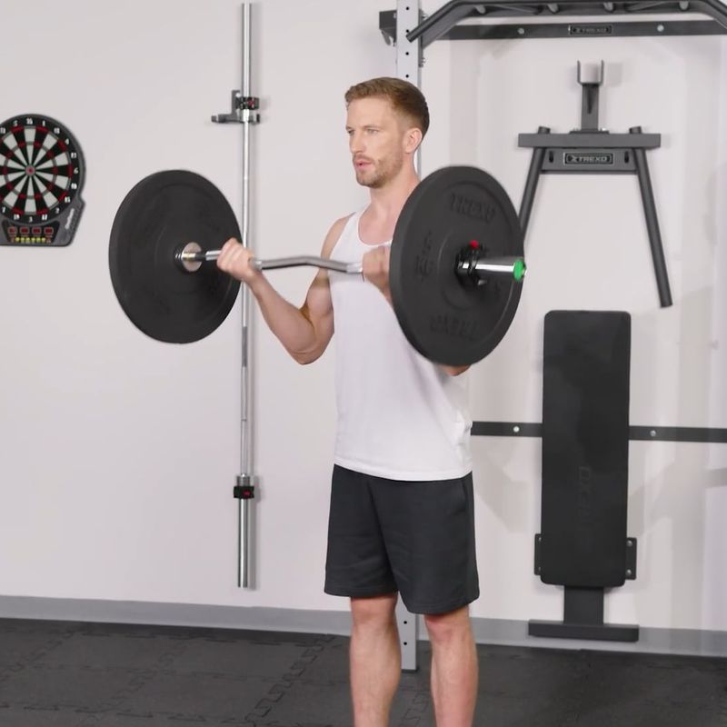 TREXO Olympic bumper weights black TRX-BMP005 5 kg 12