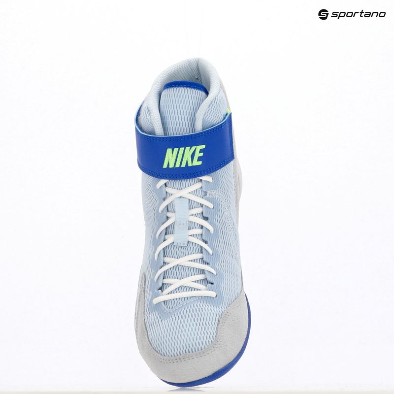 Nike Speedsweep VIII wrestling shoe blue tint/hyper royal/lime blast/white 9