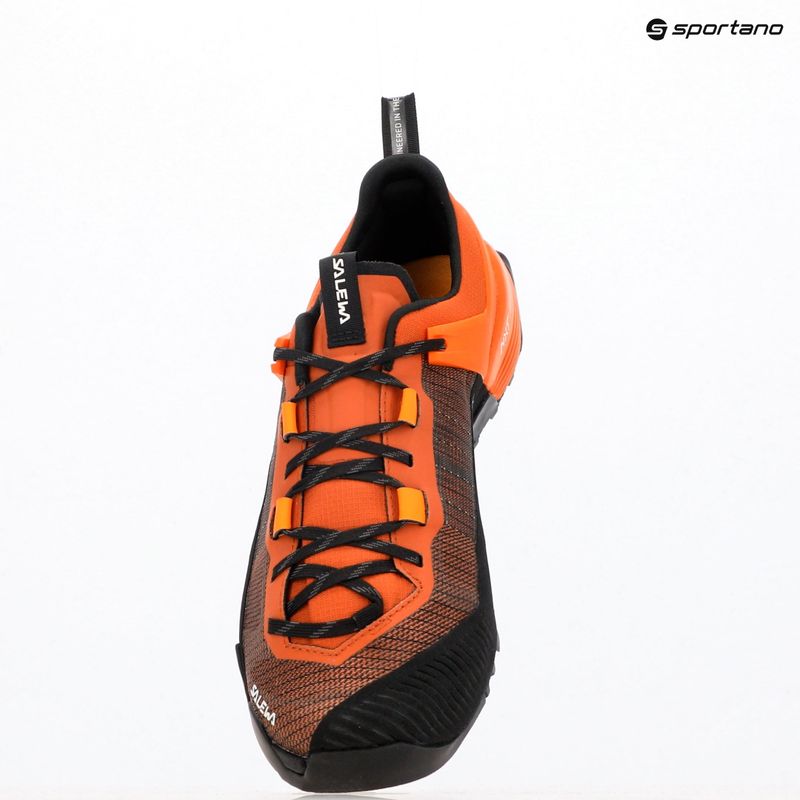 Men's Salewa Wildfire Nxt approach shoe bombay brown / tumeric 12