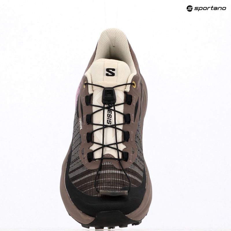 Women's running shoes Salomon Genesis Iron/vanilla ice/cyclamen 10
