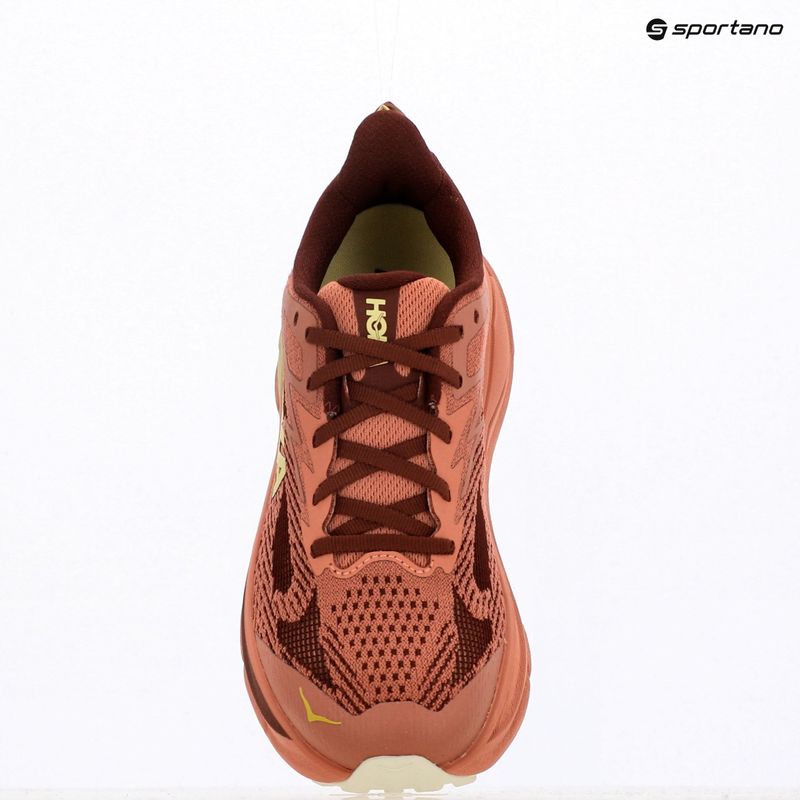 Women's running shoes HOKA Challenger 8 blush/dark cedar 11