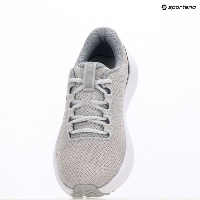 Women's running shoes Under Armour Charged Surge 4 halo gray/metallic silver/metallic silver 9
