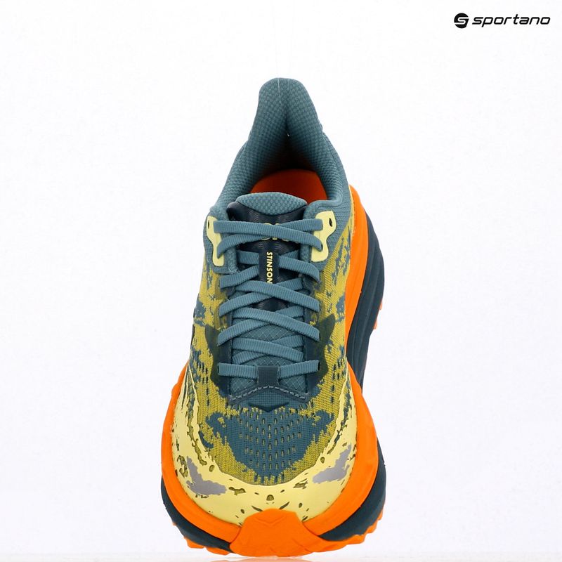 Men's running shoes HOKA Stinson 7 mountain fog/blue twilight 9