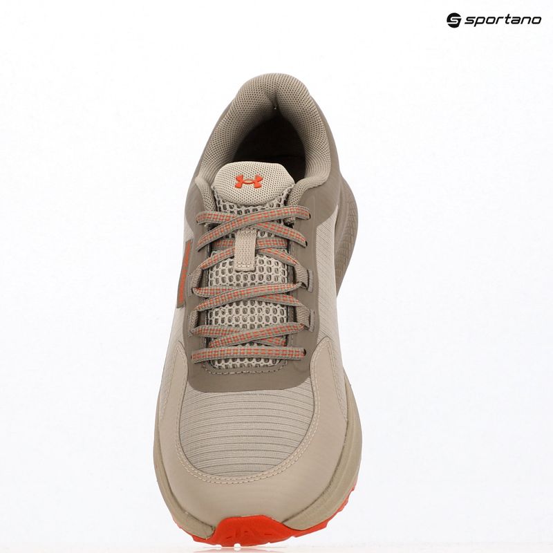 Men's running shoes Under Armour Charged Bandit Trail 3 timberwolf taupe/taupe dusk/surplus orange 9