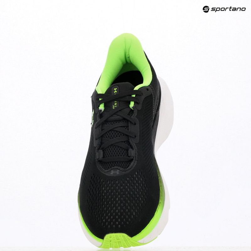 Men's running shoes Under Armour Innfinite Pro 2 black/hyper green/hyper green 9