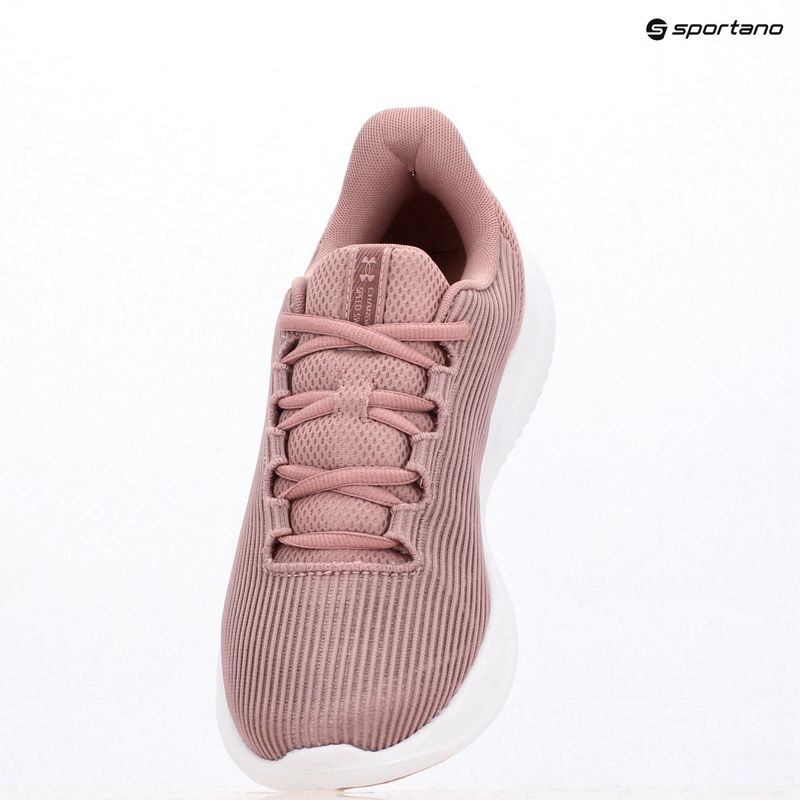 Women's running shoes Under Armour Charged Speed Swift tourmaline pink/maroon mist/maroon mist 9