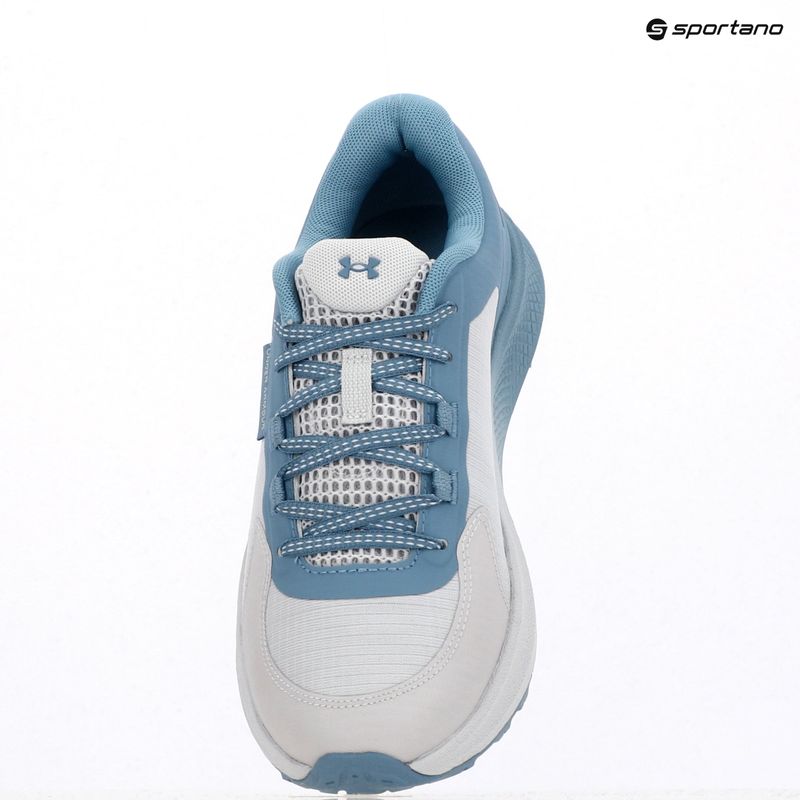 Women's running shoes Under Armour Charged Bandit Trail 3 halo gray/blue smoke/nimbus blue 9