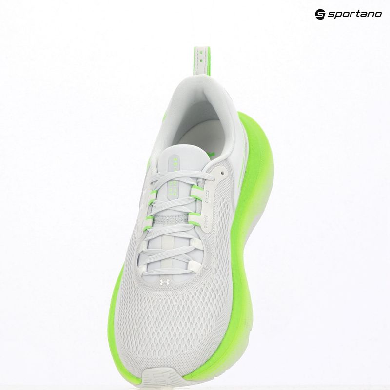 Men's running shoes Under Armour Infinite Elite 2 distant gray/hyper green/white 9
