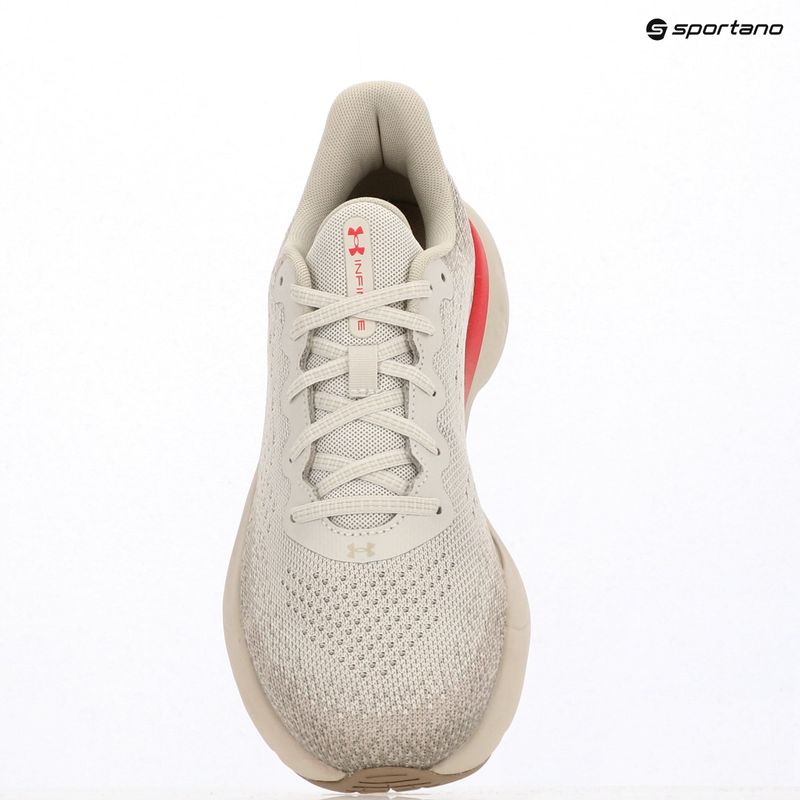 Men's running shoes Under Armour Infinite summit white/khaki base/racer red 9