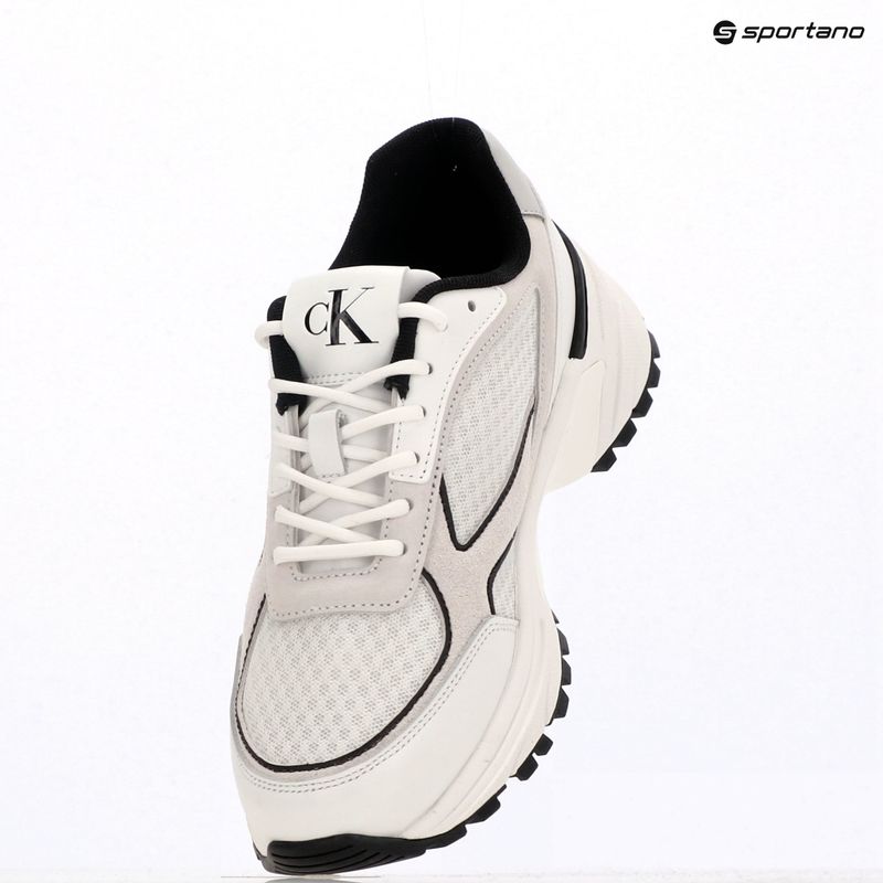 Women's shoes Calvin Klein YW0YW02009 Hike Runner Mesh Mix MET MG bright white/black 9
