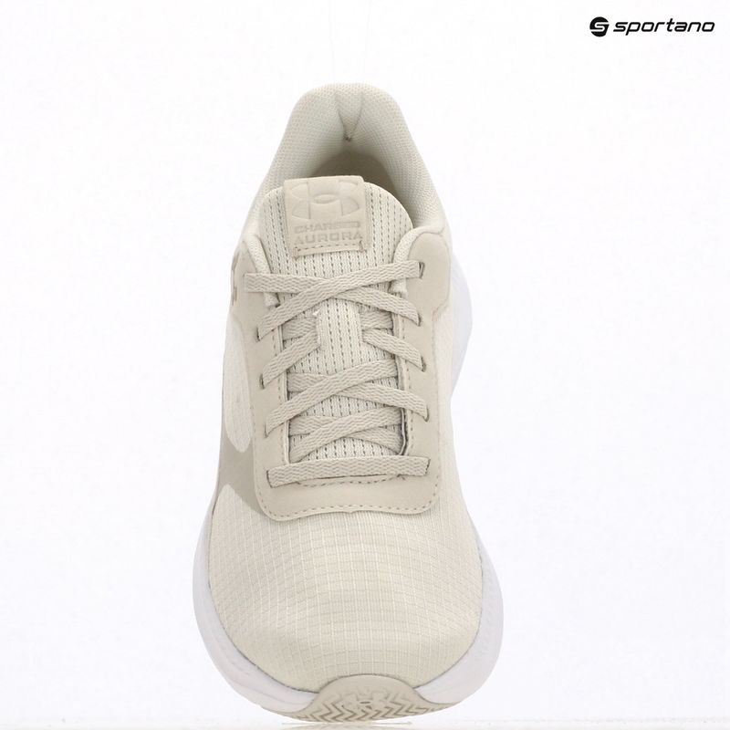 Women's training shoes Under Armour Aurora 3 summit white/white/khaki base 9