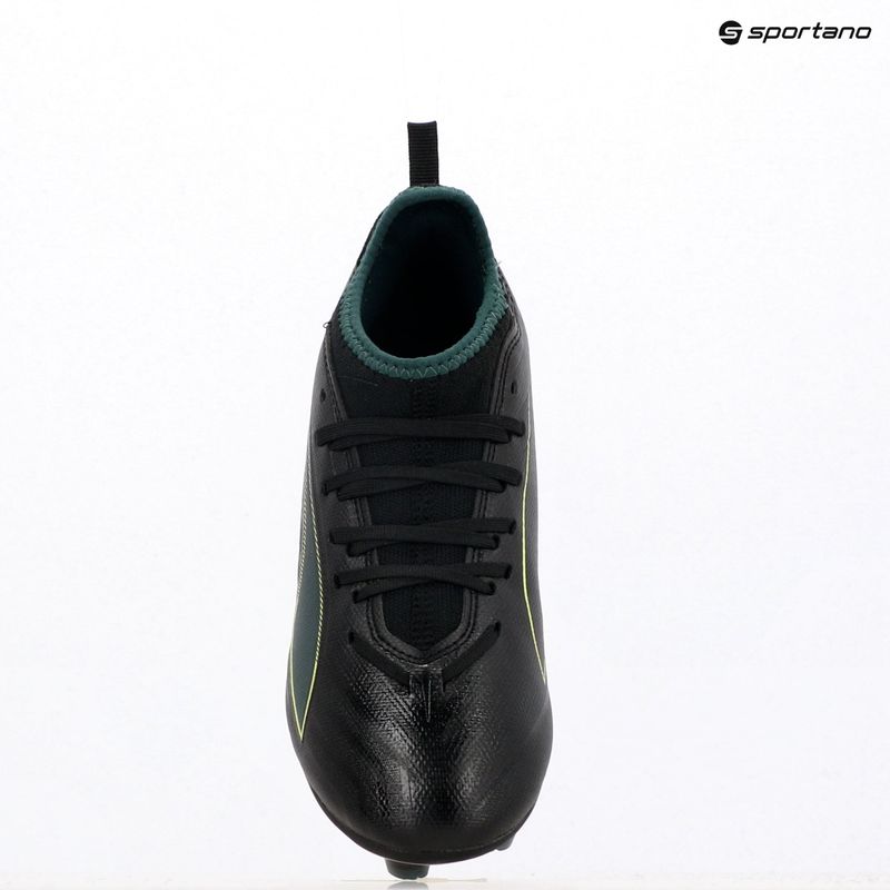 PUMA Ultra 6 Match FG/AG Jr children's football boots puma black/fizzy light/green terrain 11