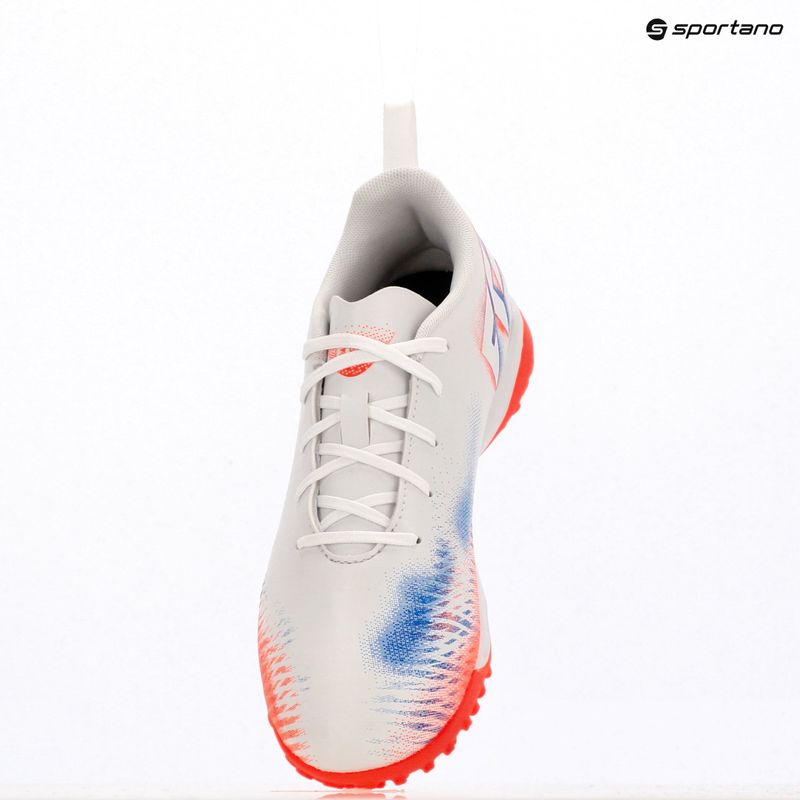 PUMA Future 8 Play TT + Mid puma white/puma black/glowing red Children's football boots 9