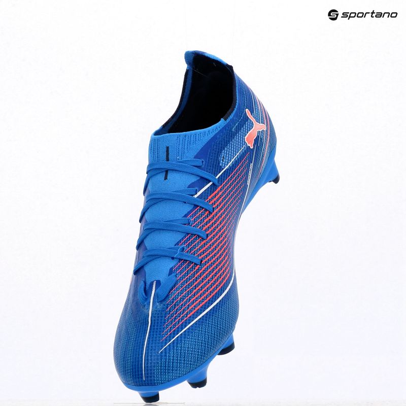 PUMA men's football boots Ultra 6 Match FG/AG ultra blue/puma white/glowing red 9