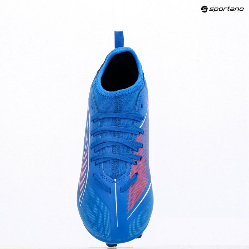 PUMA Ultra 6 Match FG/AG Jr children's football boots ultra blue/puma white/glowing red 11