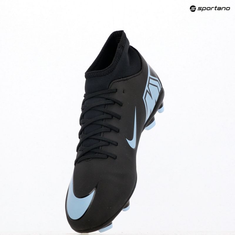 Men's football boots Nike Mercurial Superfly 10 Club FG/MG black/ice blue 12