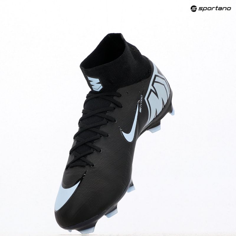 Men's football boots Nike Mercurial Superfly 10 Pro FG black/ice blue 18
