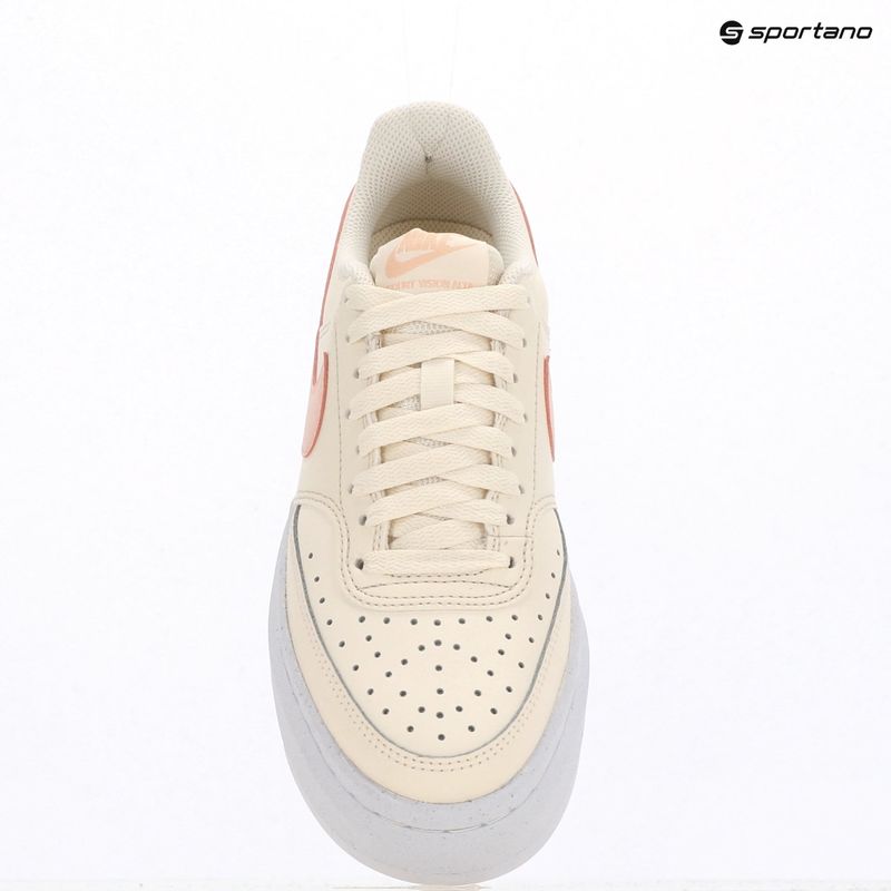 Women's shoes Nike Court Vision Alta pale ivory/washed coral/white 9