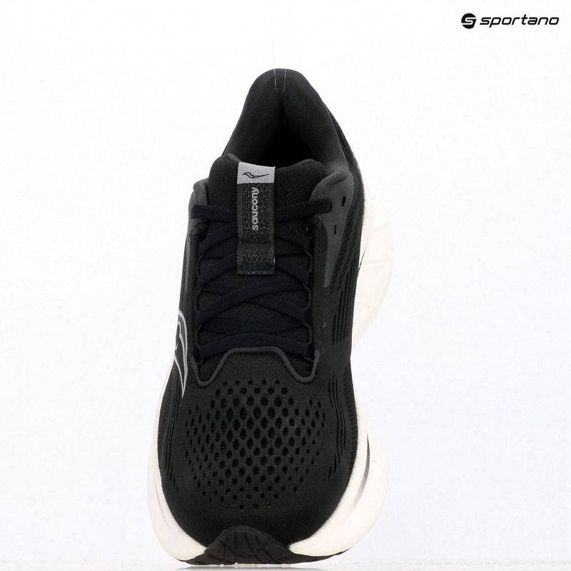 Women's running shoes Saucony Ride 18 black/white 16