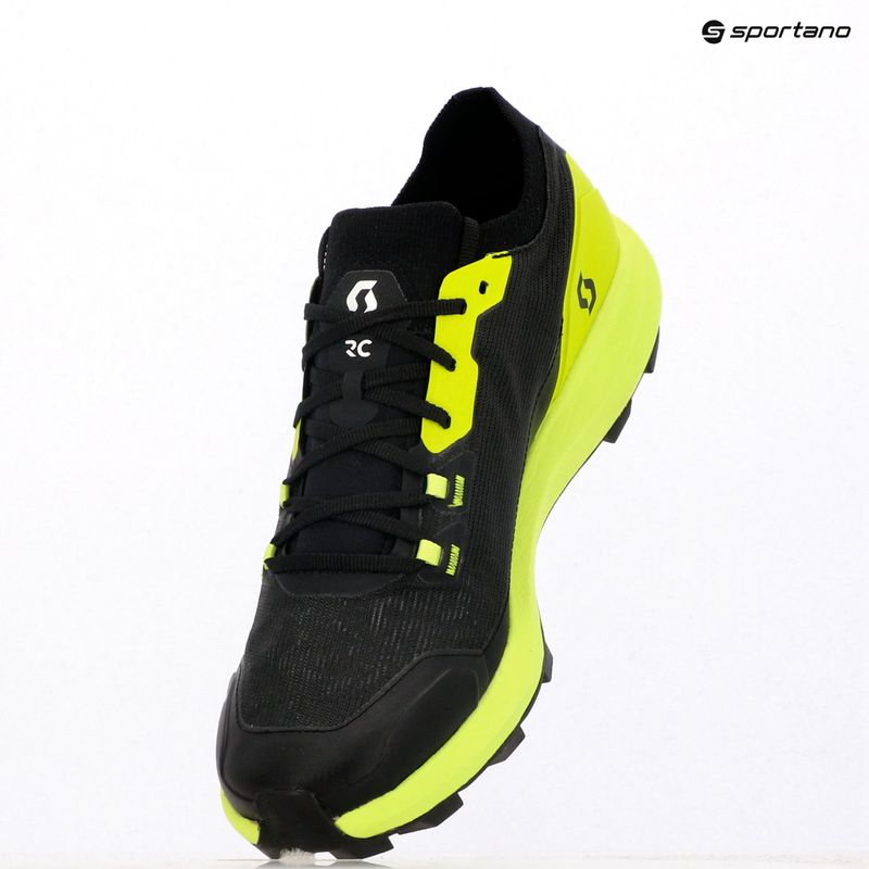 Men's running shoes SCOTT Supertrac RC 3 black/safety yellow 15