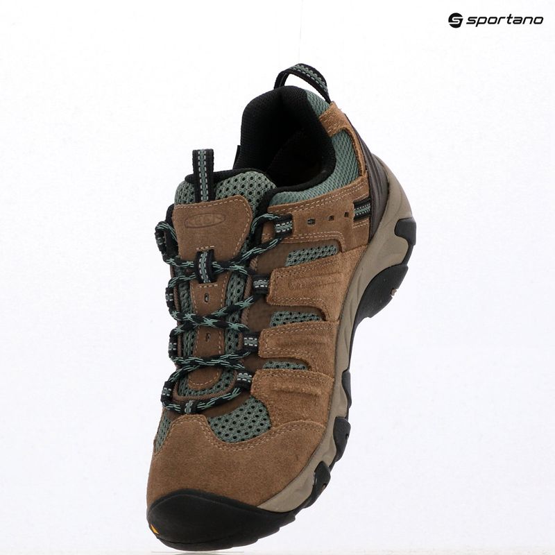 Women's trekking boots KEEN Headout Waterproof shitake/dark forest 9