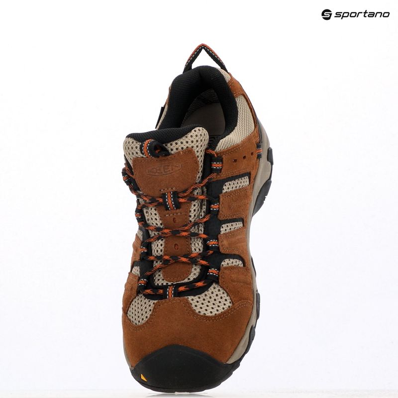 Men's trekking boots KEEN Headout Waterproof bison/fossil orange 11