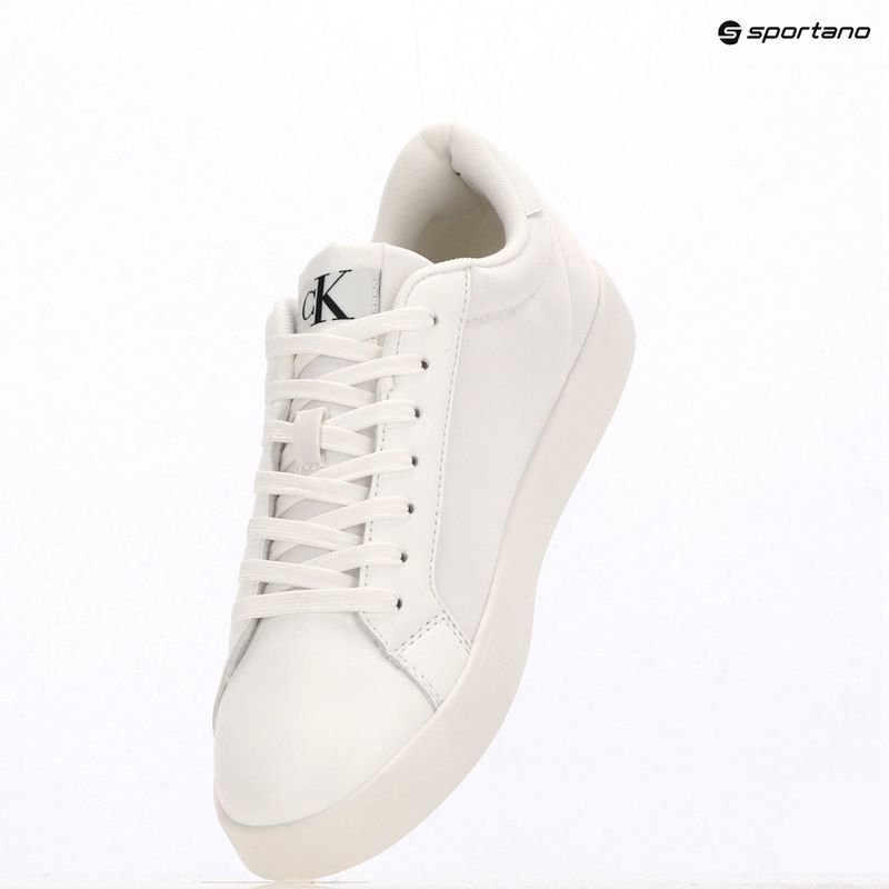Women's shoes Calvin Klein YW0YW01781 3 Cupsole Laceup PU MG bright white 9