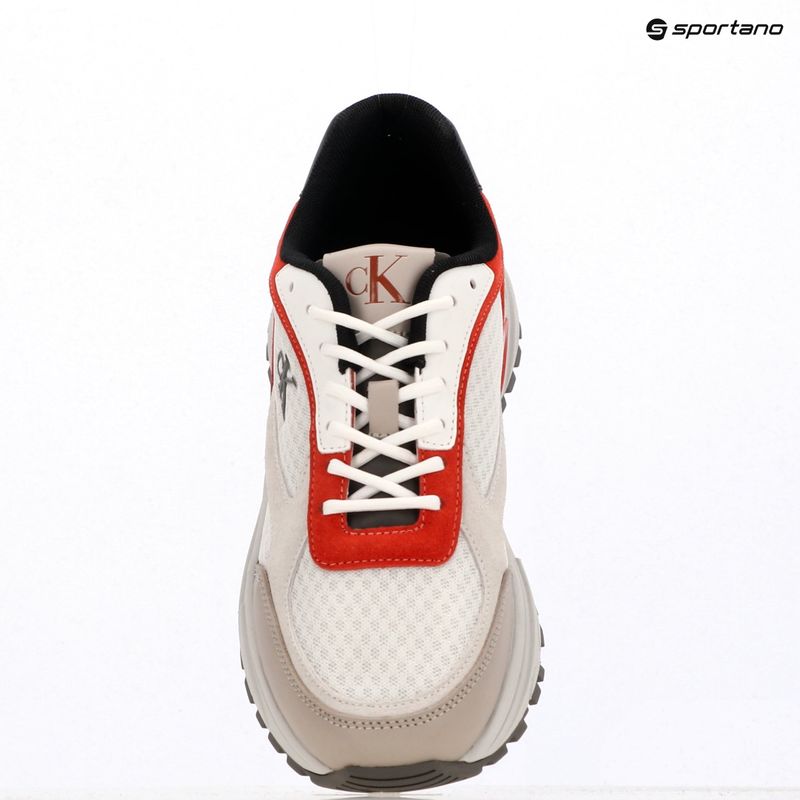 Men's shoes Calvin Klein YM0YM01379 Hike Runner Mesh MIX bright white/grey/flame scarlet 9