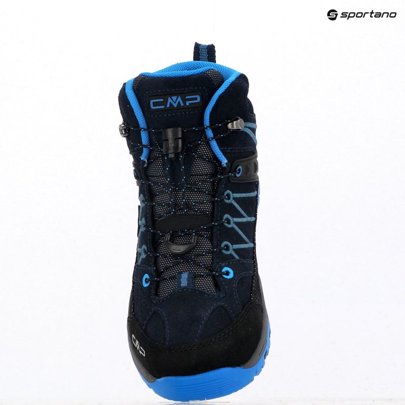 Junior's trekking boots CMP Rigel Mid Wp b.blue/bluestone/royal blue 9
