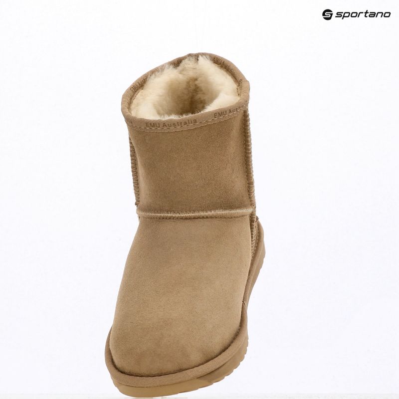 Women's snow boots EMU Australia Platinum Stinger Slim Mini sand 10