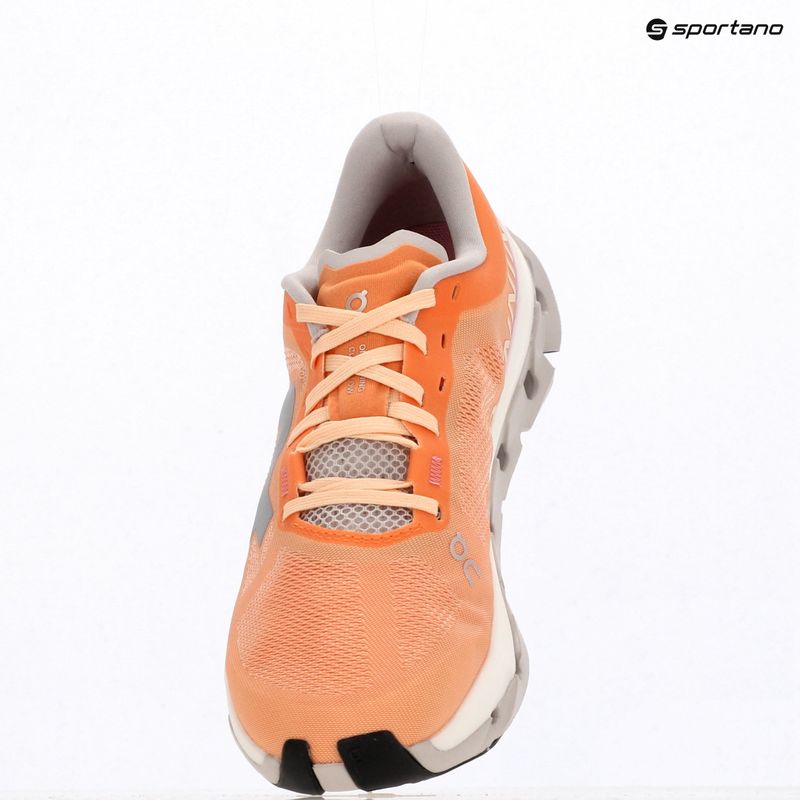 Women's On Cloudflow 5 tangerine/silver running shoes 13