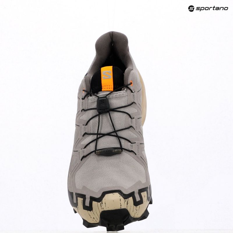 Men's running shoes Salomon Speedcross 6 GTX gull/white pepper/black 10