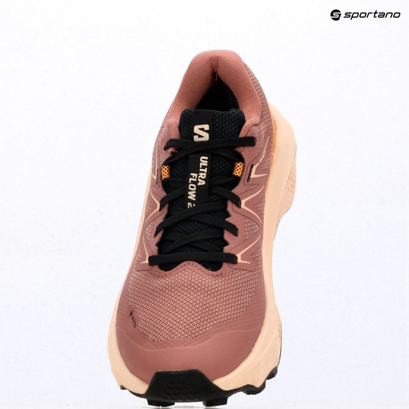 Women's running shoes Salomon Ultra Flow 2 GTX burlwood/tender peach/warm apricot 10