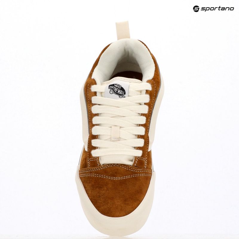 Vans Knu Skool pig suede brown shoes 10