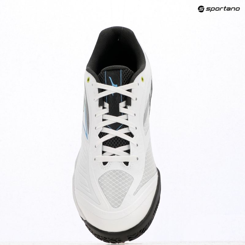 Mizuno Wave Exceed Tour 6 CC tennis shoes white/all aboard/black sand 9