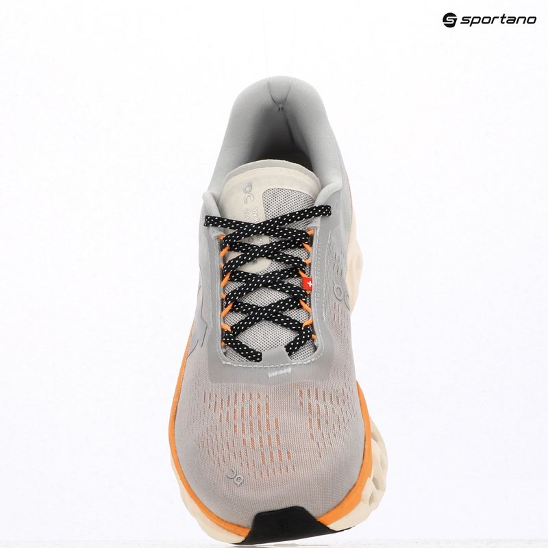 Men's On Cloudmonster 2 glacier/tangerine running shoes 15