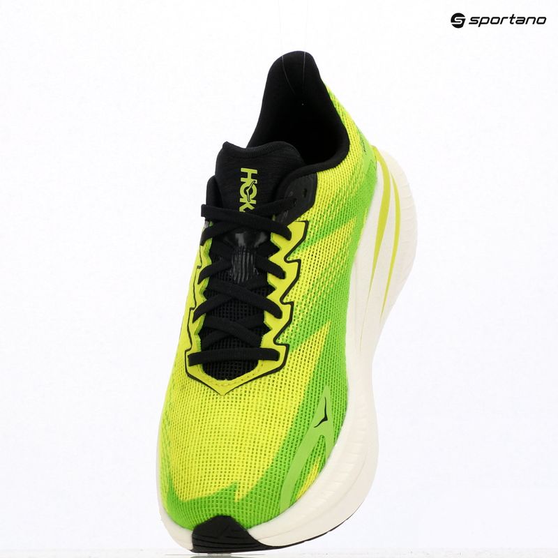 Men's running shoes Hoka Mach X 3 neon hoka citrus/neon lime 17