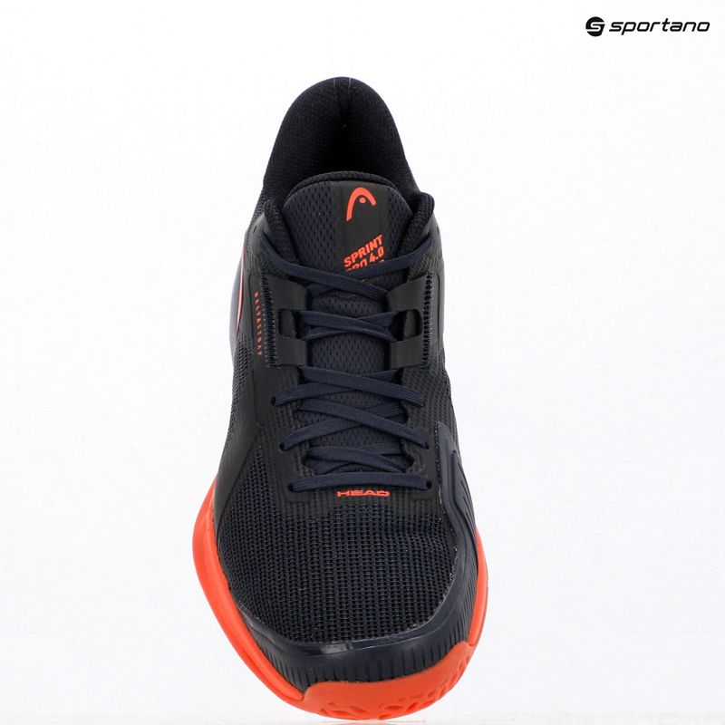 HEAD Sprint Pro 4.0 Indoor squash shoes dark blue/red 10