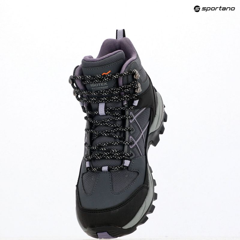 Men's trekking boots REGATTA Samaris III seal grey/purple 15