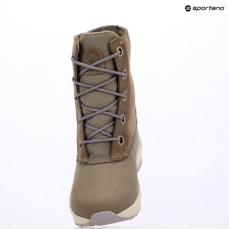 Women's snow boots Columbia Moritza Shield Omni-Heat V2 wet sand/lavender pearl 20