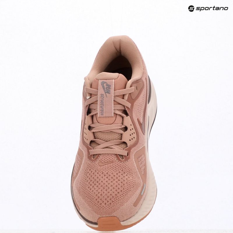 Women's running shoes Nike Structure 26 particle pink/taupe grey/silt red/metal rose gold 12