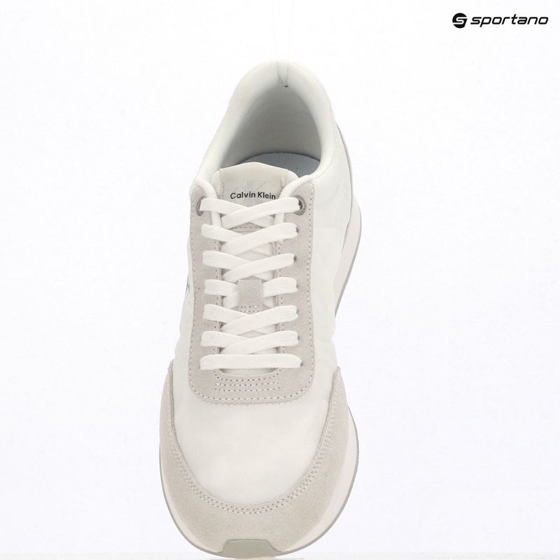 Men's shoes Calvin Klein YM0YM01361 Retro Runner Ess Mix Mat triple bright white 9