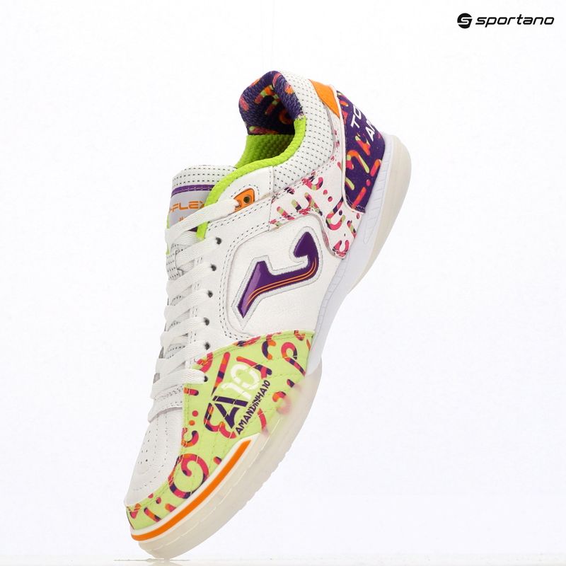 Men's football boots Joma Top Flex IN amandinha/white 9