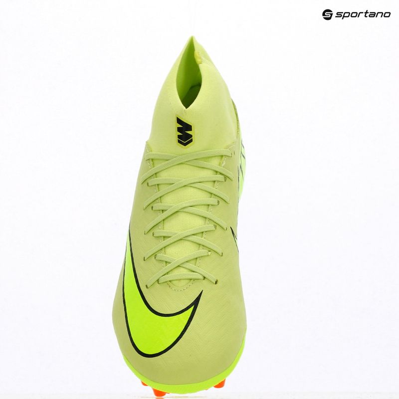 Men's football boots Nike Mercurial Superfly 10 Academy AG limelight/hyper crimson/volt 11