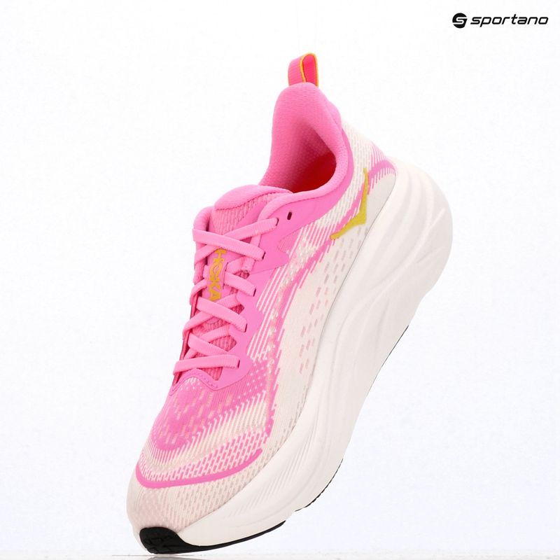 Women's running shoes HOKA Skyflow neon rose/neon hoka citrus 9